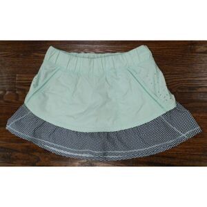 Lululemon Athletica Light Green In a Flash Skirt Skort Women's Size 4